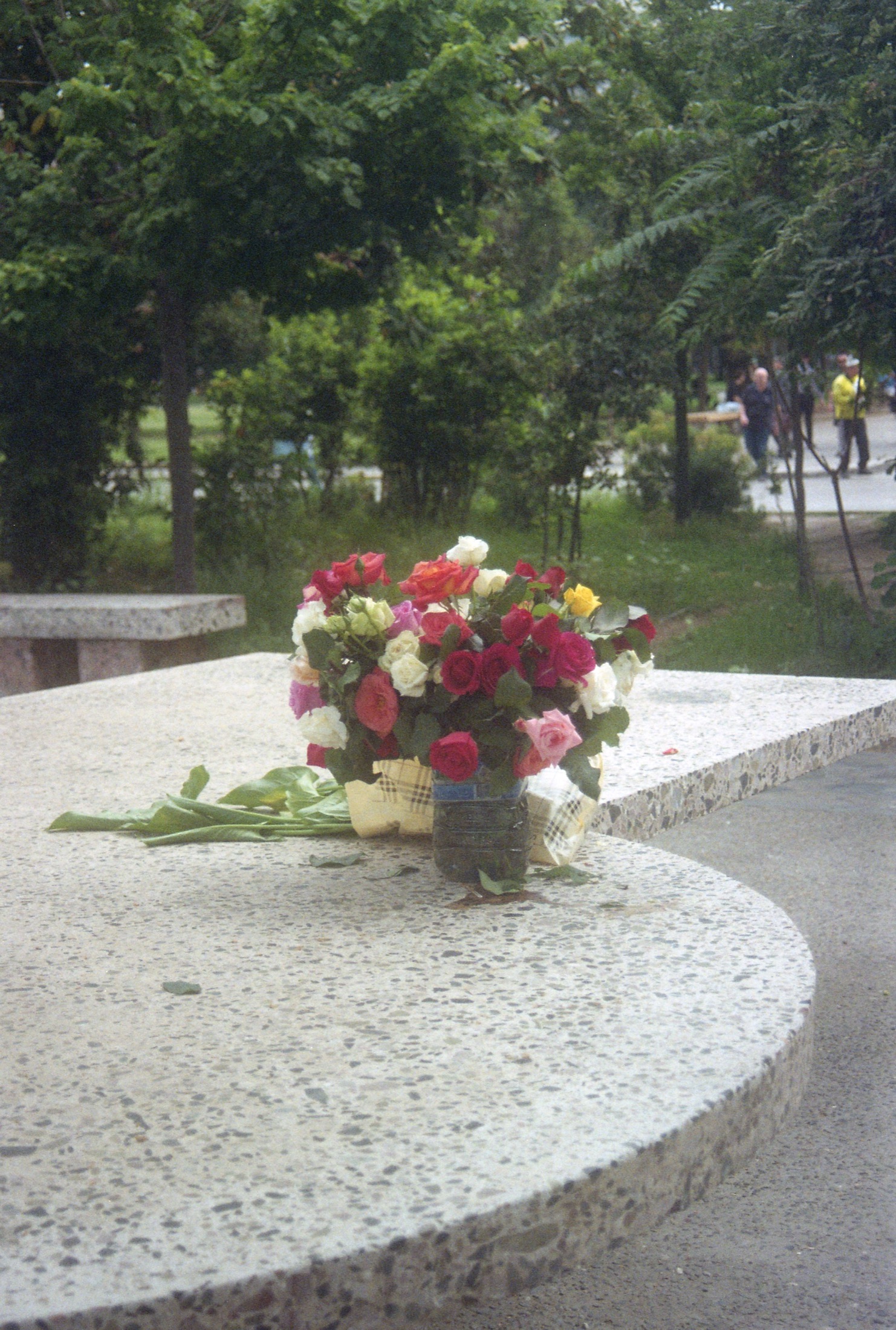 Flowers Left for No One